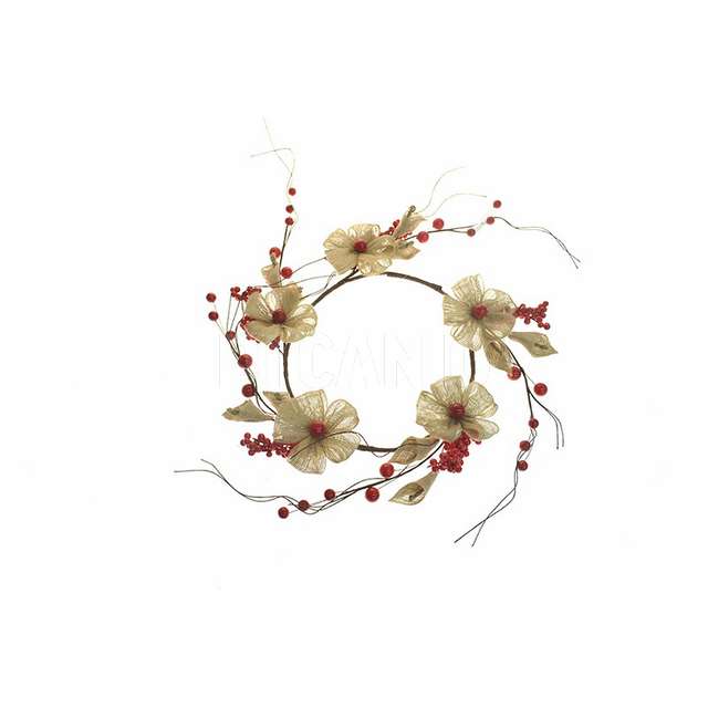 F_porta 5 fiori yuta nat. bacca rossa partenope 306121324 - Principale
