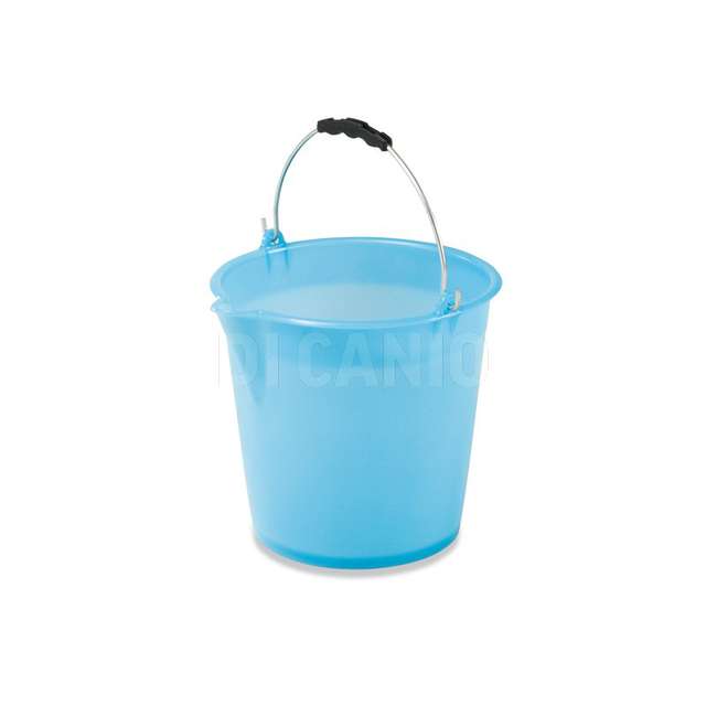 Secchio con becco lt.12 cm,30x28 azzurro polietilene plastime - Principale
