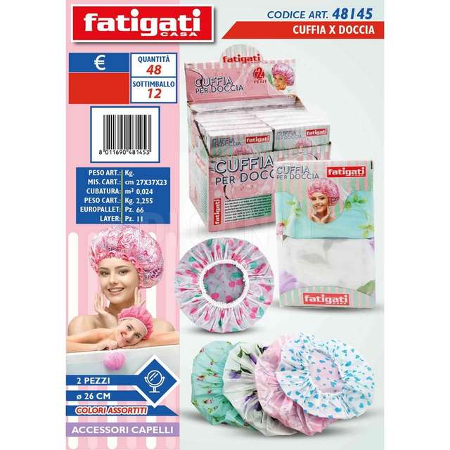 Cuffia x doccia 2pz 26cm - Principale