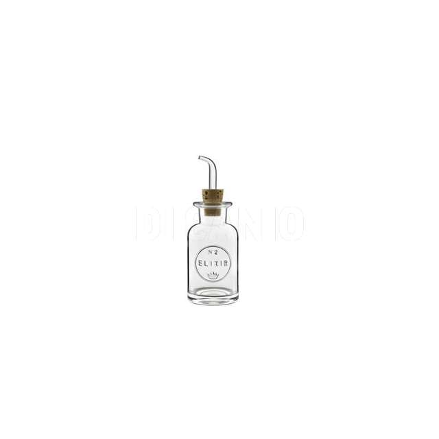 Mini bottiglia n.2 olio_aceto c.tap.vetro_sughero bl.-12513-01- - Principale
