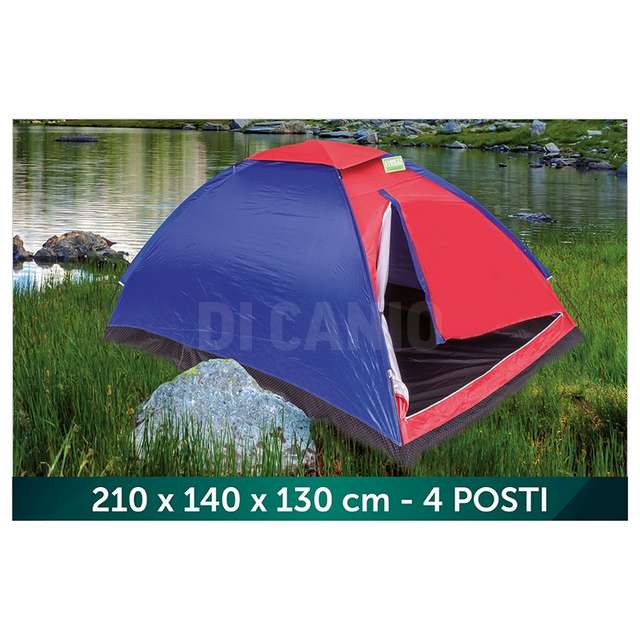 Tenda campeggio 4 posti 210x240x130 170gr - Principale
