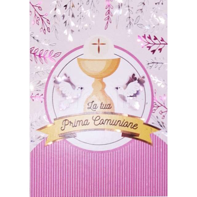 Bigliettino augurale flascard la tua prrima comunione 011/f - Principale