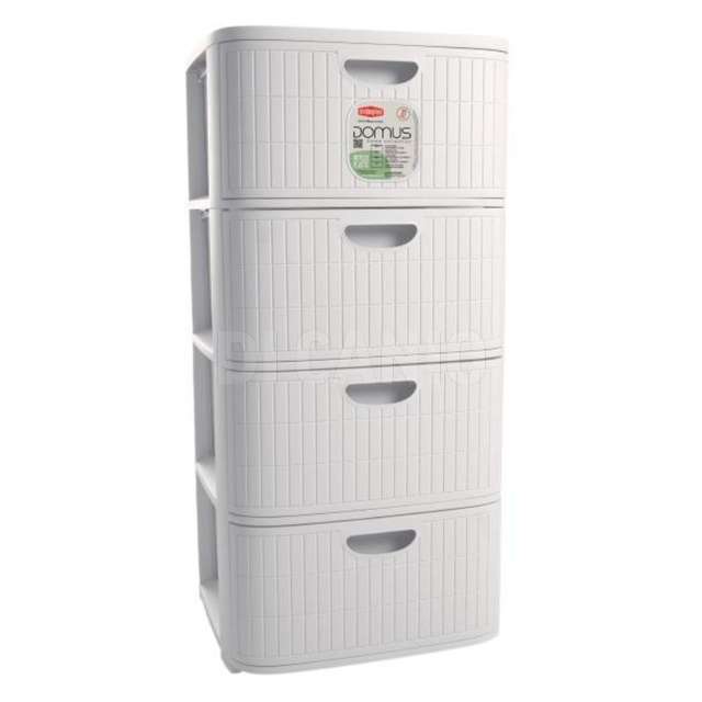 Cassettiera domus 4 bianco stefanplast - Principale
