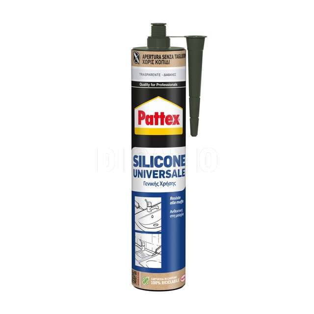 Pattex silicone trasparente 280 ml - Principale