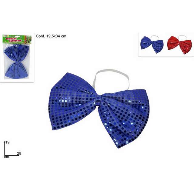 Papillon per pagliaccio 28cm 2col - Principale