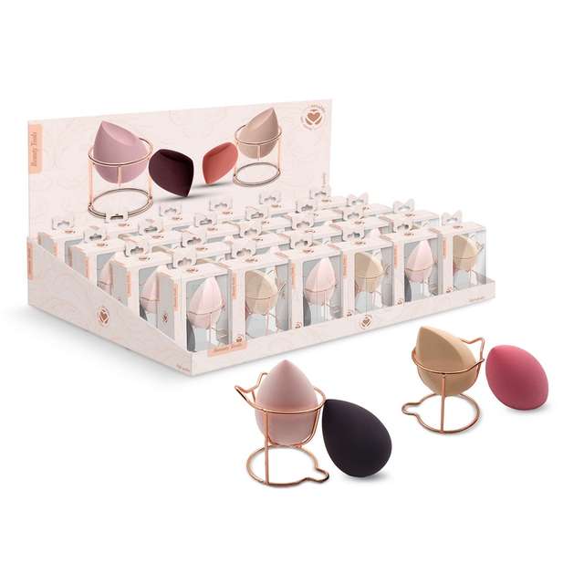Spugnetta make up - 2pz + base - Principale