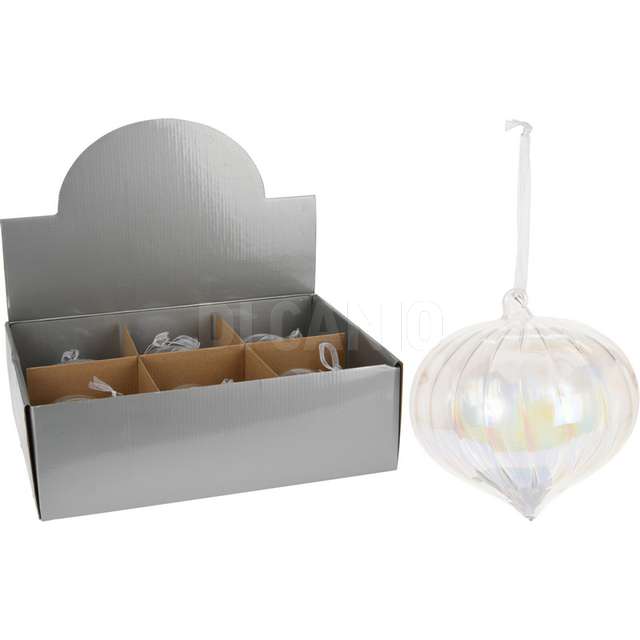 Sfera vetro iridescente 12cm - Principale