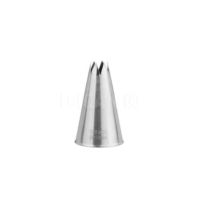 6 bocchette stella acciaio inossidabile 10mm schneider - Principale
