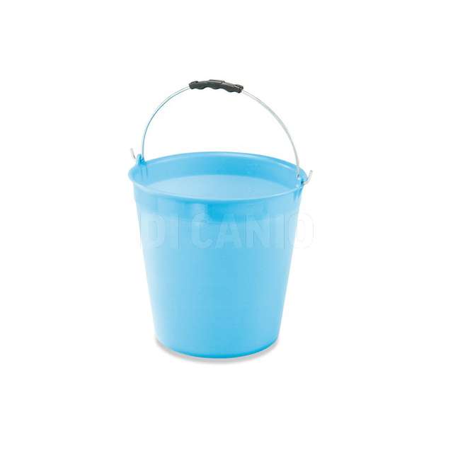 Secchio adda leggero lt.12 cm,30x29 azzurro polietilene plastime - Principale