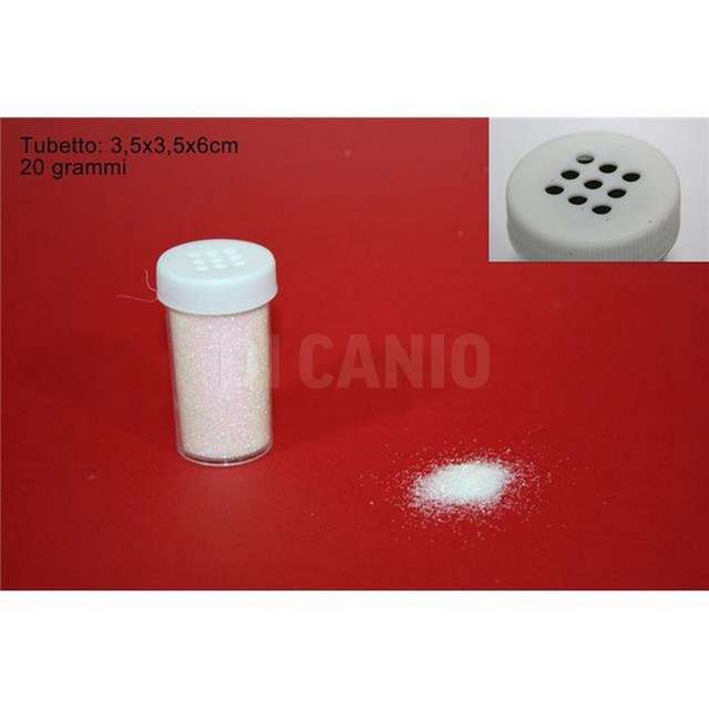 Tubetto glitter gr20 bianco mtjf-1h24pcw (pl14n70157-w(951026-w).mi002472 - Principale
