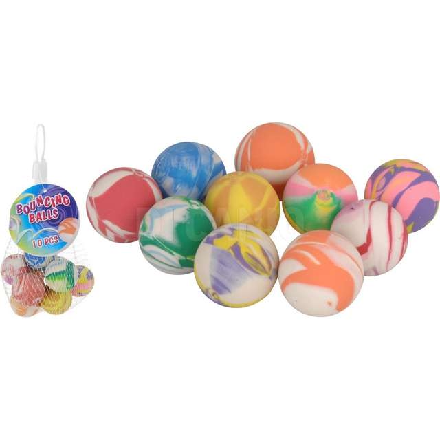 10 palline gomma 275mm colorate - Principale