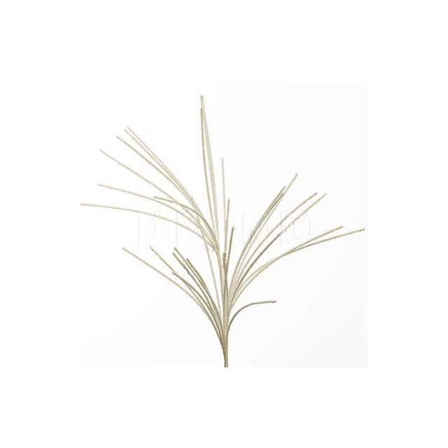 Ramo natalizio glitterato cm 86 bianco - Principale