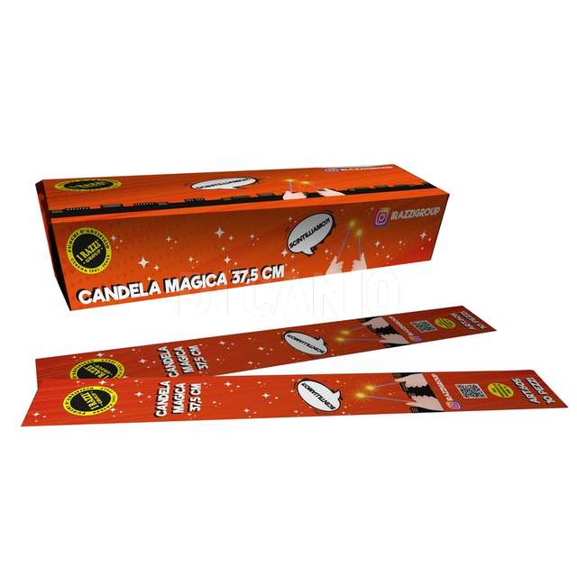 Conf. 10 candela magica 37.5 pz i razzi,-605- - Principale