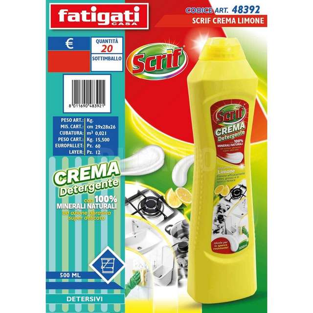 Crema limone 500 ml scrif - Principale