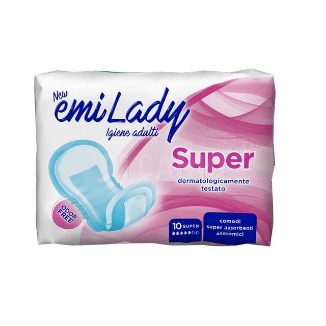 Assorbenti lady super emi 10 pz - Principale