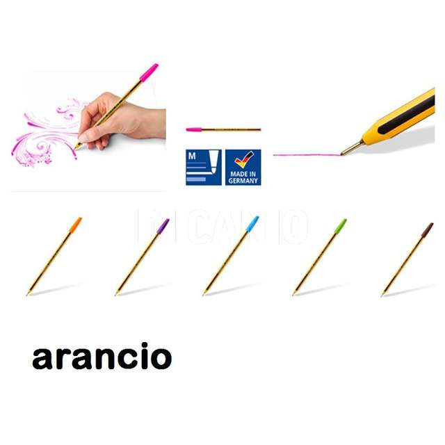Penna a sfera noris stick m orange staedtler - Principale
