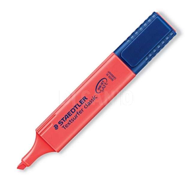 Evidenziatore texsurfer class rosso staedtler - Principale