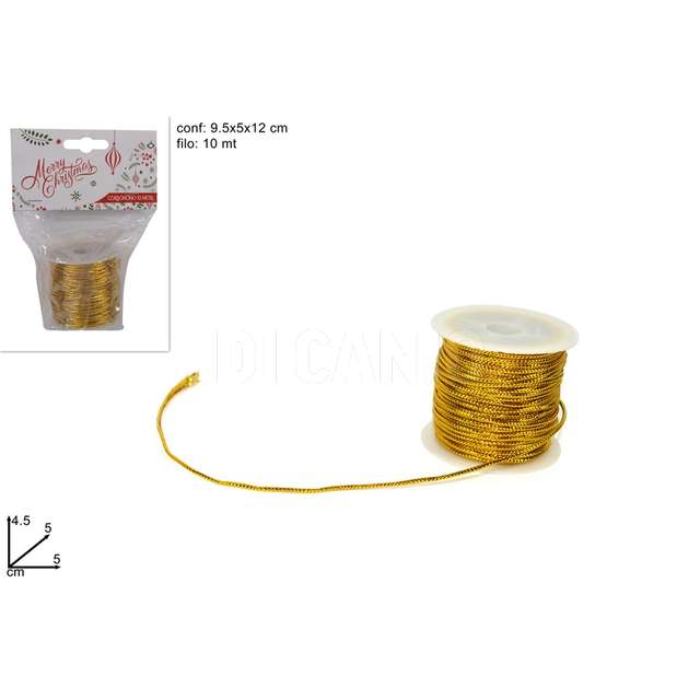 Cordoncino 10mt oro - Principale