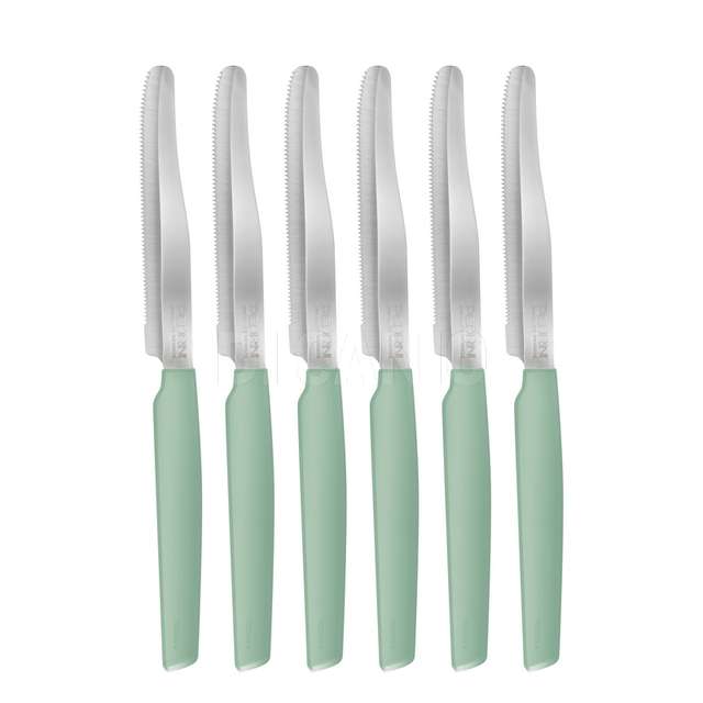 Coltelli da tavola menta set 6pz blister pedrini - Principale