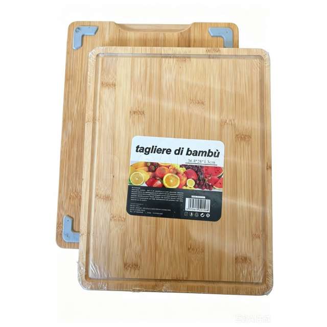 Tagliere in bambu cm,38,8x28x1,3 - Principale