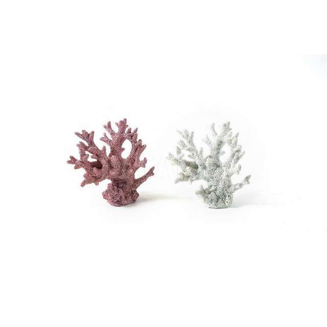 Scultura corallo in resina cm.14x6.5x14assortita - Principale