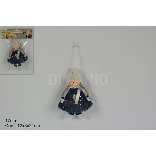 Bambolina 17 cm. blu - Principale