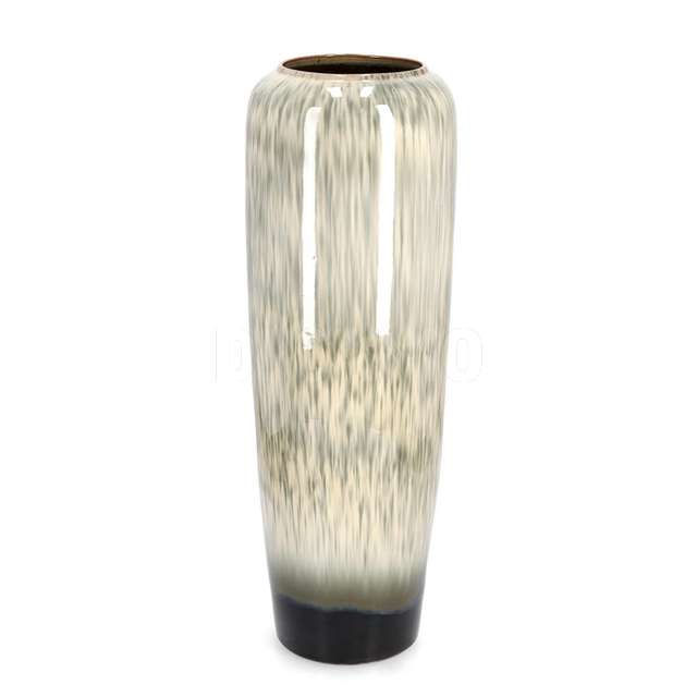 P.vaso coira alto beige melange h81 terracotta smaltata - Principale