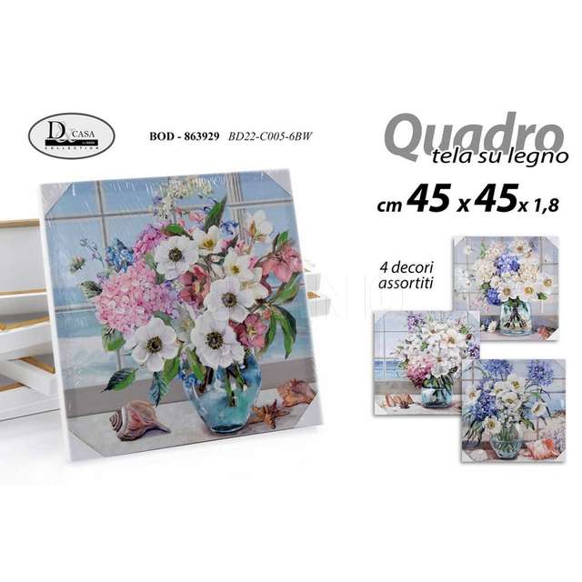 Quadro cm.45x45x1.8 assortito - Principale