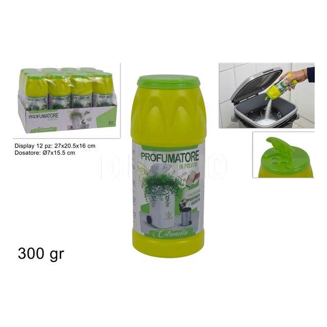 Profumatore in polvere 300 gr citronella - Principale