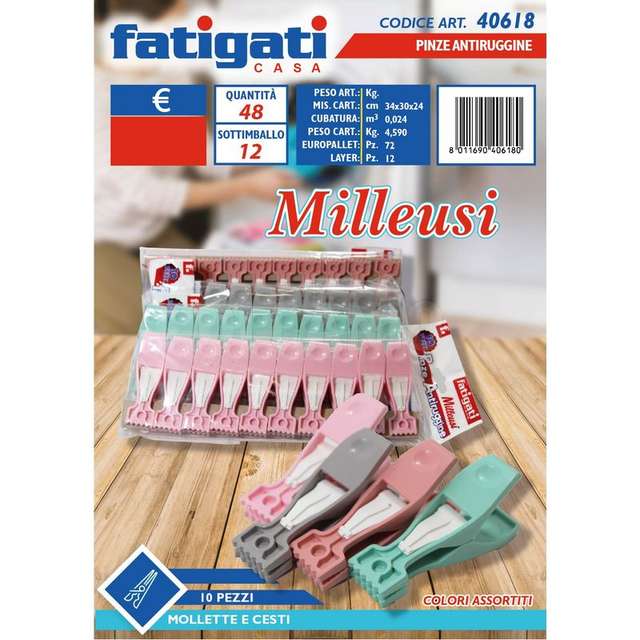 Pinze antiruggine 10pz milleusi - Principale