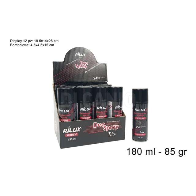 Deodorante per scarpe al talco 150 ml 85gr - Principale