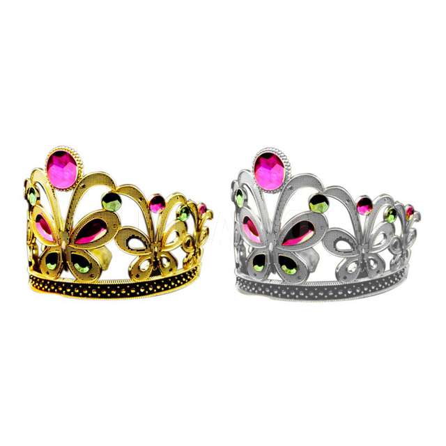 Corona regina oro e pietre grandi - Principale