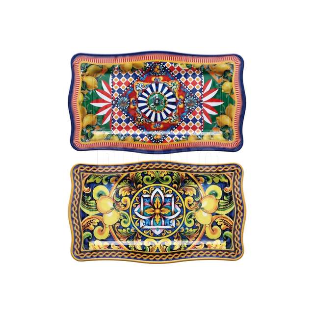 Vassoio rettangolare melamina cm.48x28x2 sicania - Principale