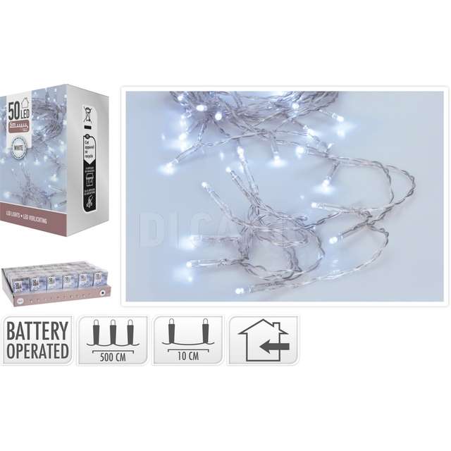 50led bianco freddo batteria - Principale