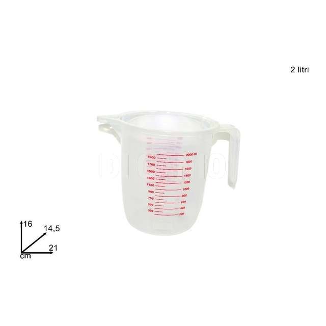 Brocca graduata plastica - Principale