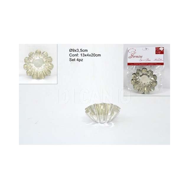 Formine set 4pz cm.9 due esse. - Principale
