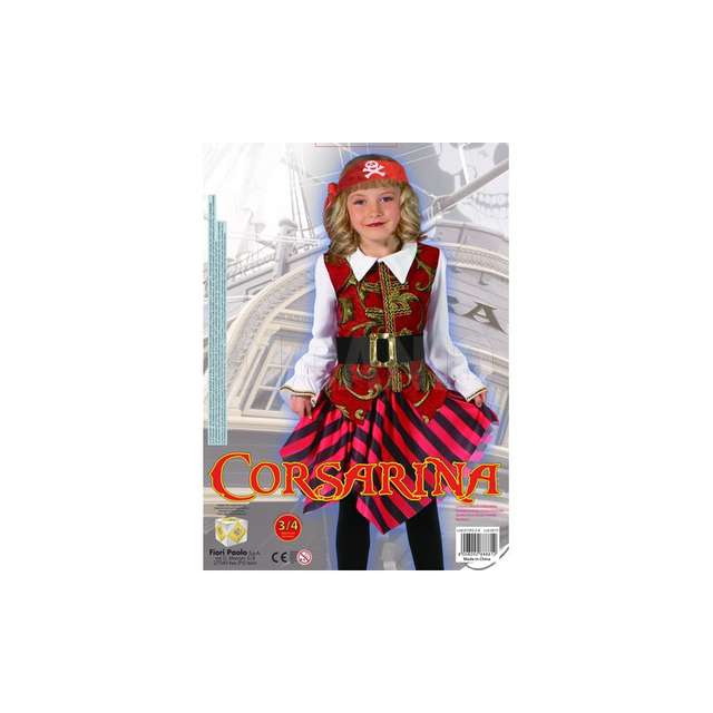 Costume bella corsarina fiori paolo 61393.4-6 - Principale