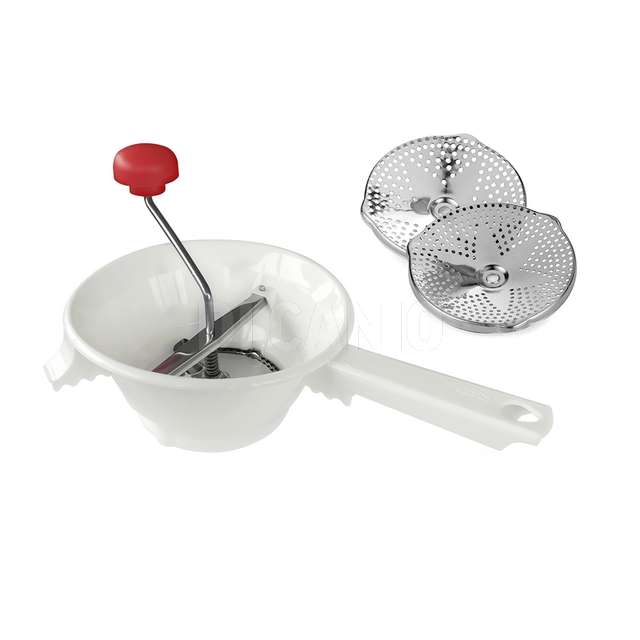 Passaverdure dm.20 in plastica con 2 dischi in acciaio pedrini - Principale