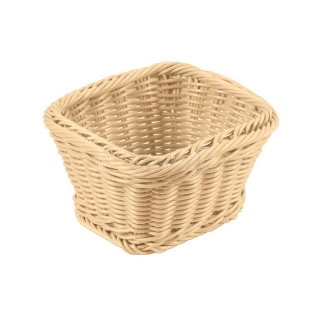 Cesta porta pane gn 1/6 h.10 polyrattanbeige paderno - Principale