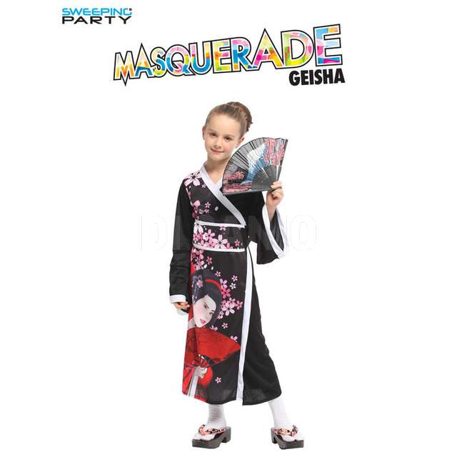 Costume geisha 6-14 anni - Principale