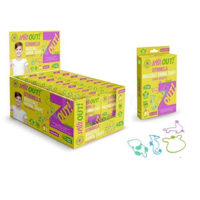 Bracciale citronella 10pz - animal shape - Principale