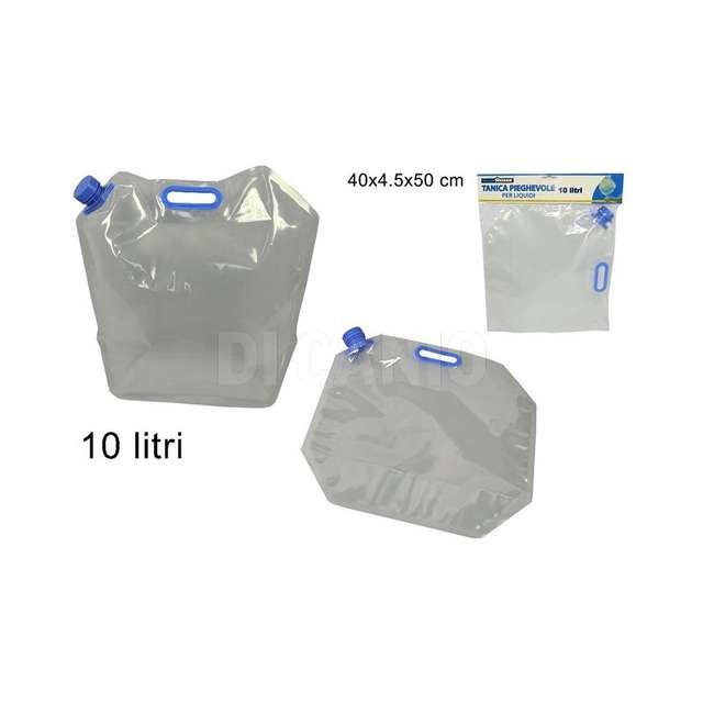 Tanica plastica lt.10 c_m (6_36) due esse. - Principale