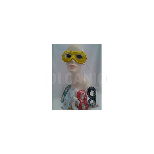 Maschera farfalla decorata fiori paolo - Principale