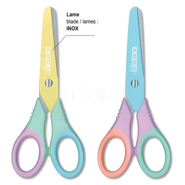 Forbici bi-soft cm.13 pastello arda - Principale