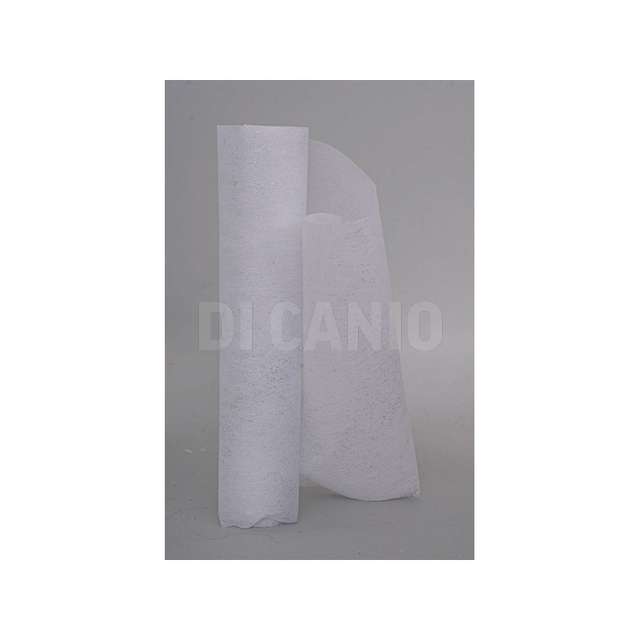 Rotolo tnt cm.30x3mt bianco con glitter - Principale