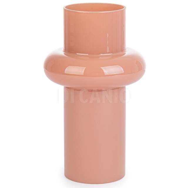 Vaso eirik cil vt salmone d12x20h in vetro - Principale