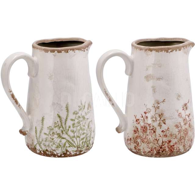 Vaso ceramica salas cm.20.5x14.5x23 2 colori - Principale