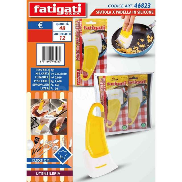 Spatola x padella in silicone 13.5 cm - Principale