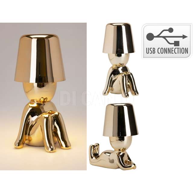 Lampada touch 22cm oro 2ass - Principale