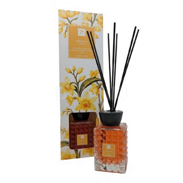 Diffusore di fragranza bottiglia prisma120 ml vaniglia - Principale